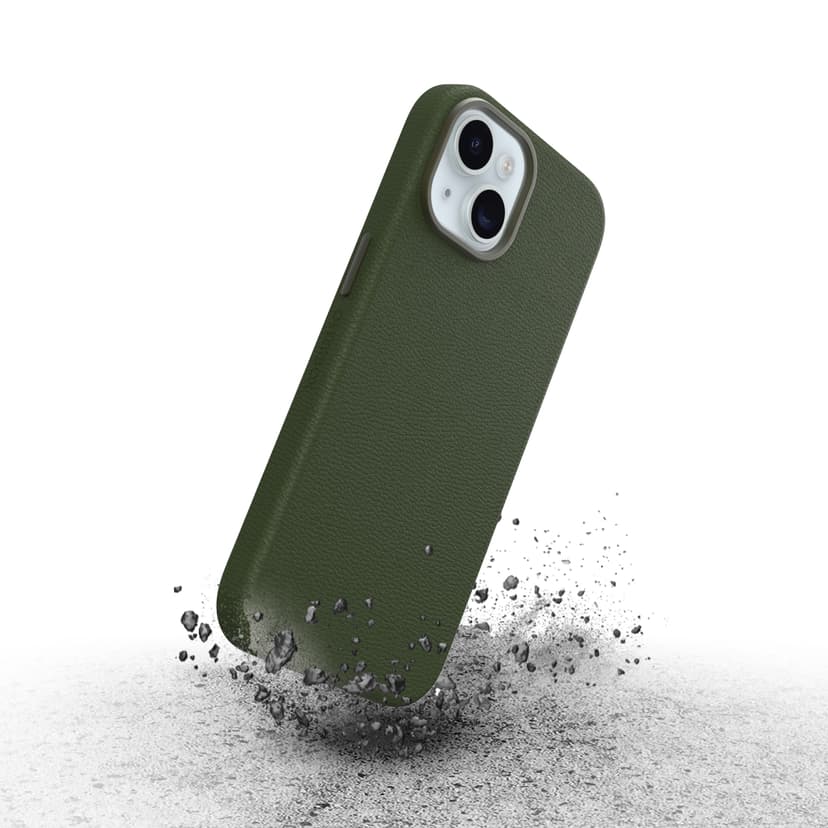 Otterbox Symmetry Series Cactus Leather MagSafe iPhone 15 Grønn