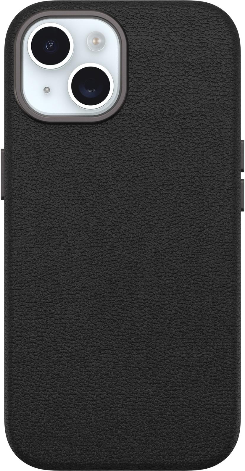 Otterbox Symmetry Series Cactus Leather MagSafe iPhone 15 Svart