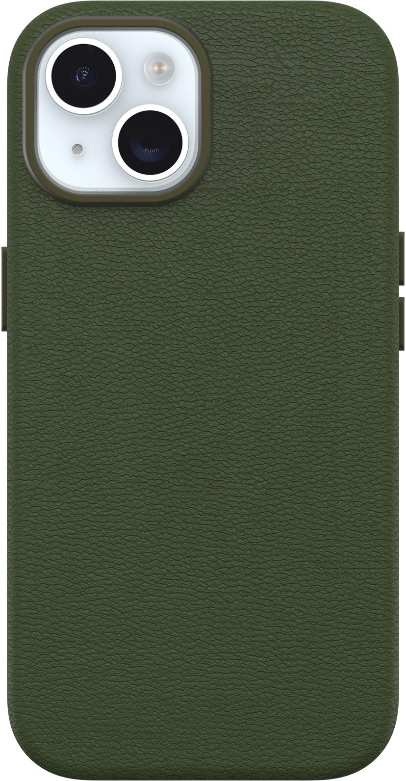 Otterbox Symmetry Series Cactus Leather MagSafe iPhone 15 Grønn