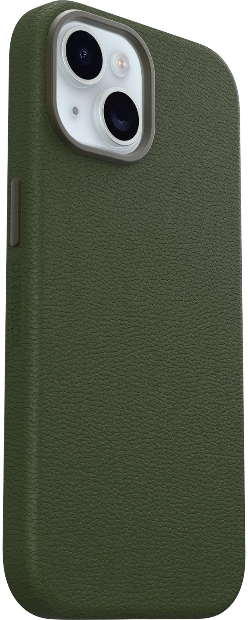 Otterbox Symmetry Series Cactus Leather MagSafe iPhone 15 Grøn