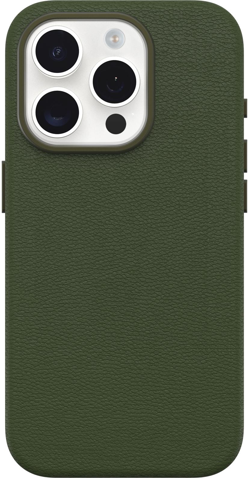 Otterbox Symmetry Series Cactus Leather MagSafe iPhone 15 Pro Grønn