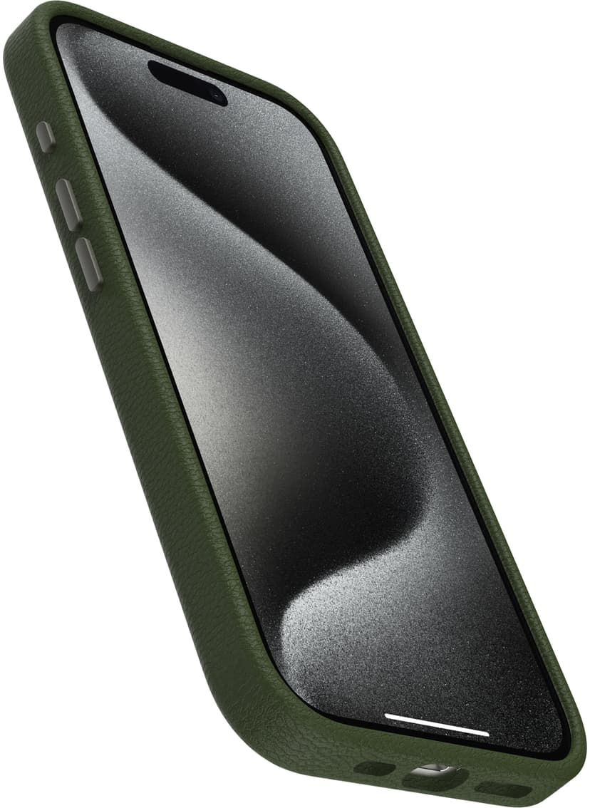 Otterbox Symmetry Series Cactus Leather MagSafe iPhone 15 Pro Grön