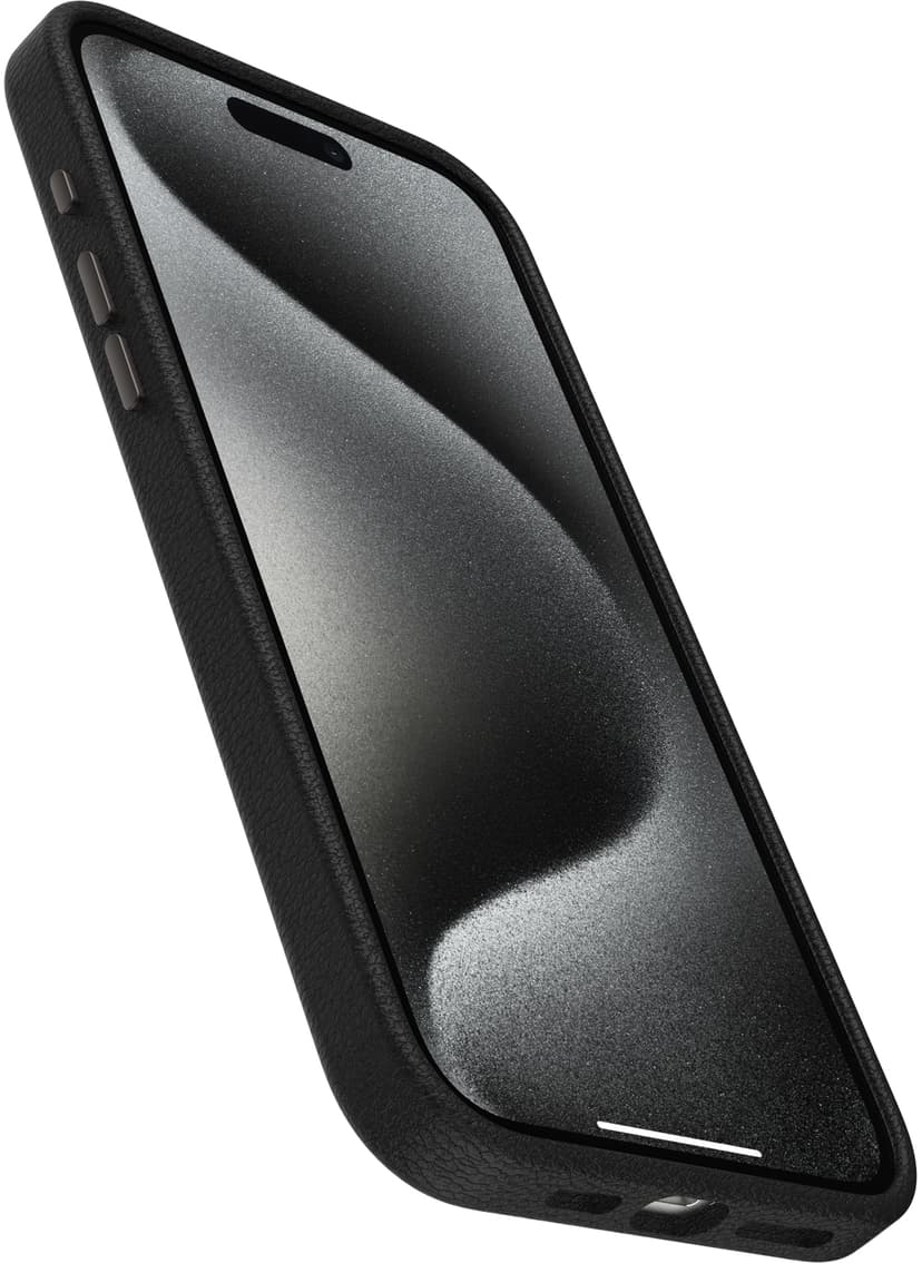 Otterbox Symmetry Series Cactus Leather MagSafe iPhone 15 Pro Max Svart