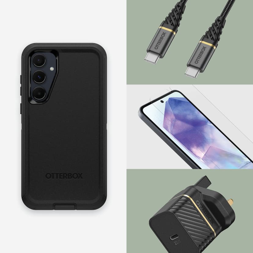 Otterbox Defender Samsung Galaxy A55 5G Svart