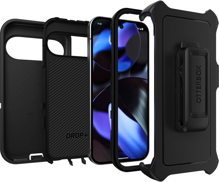 Otterbox Defender Series Google Pixel 9, Google Pixel 9 Pro Svart