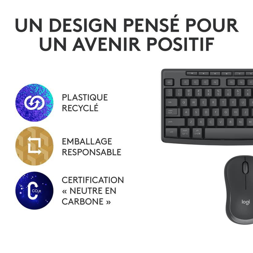 Logitech Mk370 Combo For Business Draadloos US International