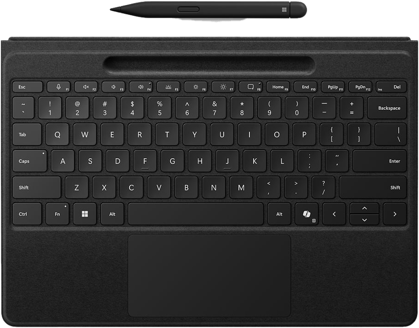 Microsoft Surface Pro Flex Typecover + Pen 2 - (Löytötuote luokka 2) Microsoft Surface Pro 10, Microsoft Surface Pro 11 Pohjoismainen Musta