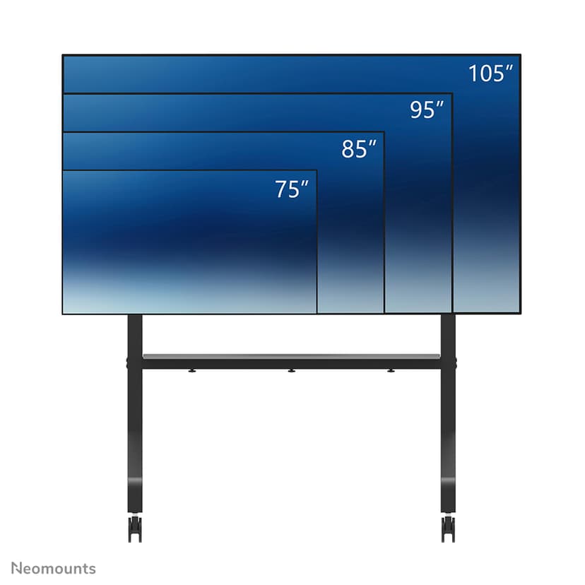Neomounts MOVE Go XL - FL50-575BL1 TV-trolley 65-110"