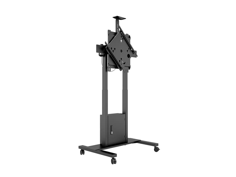 Multibrackets M Motorized Floorstand Flip VESA 2/3/4/600 43"-86 Black incl cabinet Black