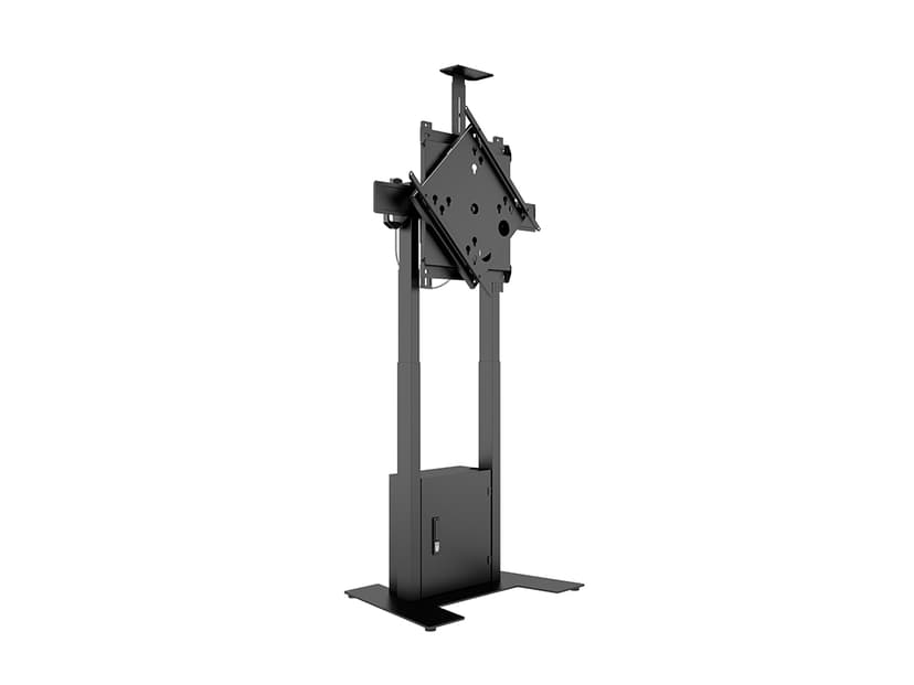 Multibrackets M Motorized Floorbase Flip VESA 2/3/4/600 43"-86" Black incl cabinet Black