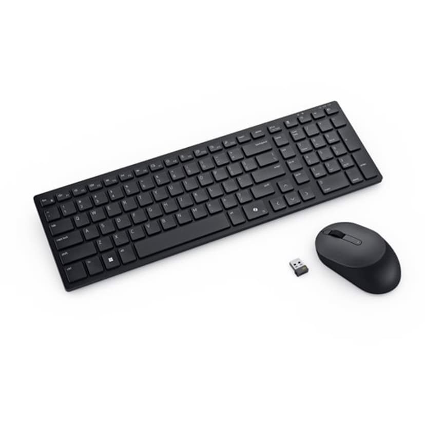 Dell KM555 - Keyboard and Mouse Trådlös Nordisk