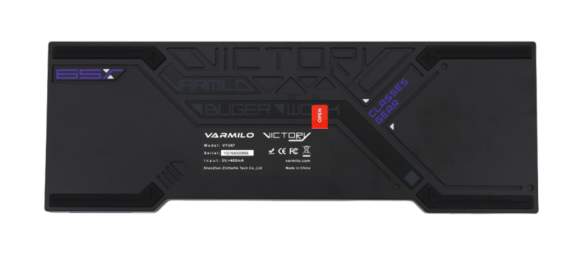 Varmilo Victory Hall 65% Trådbunden och trådlös Gateron Magnet Linear Nordisk