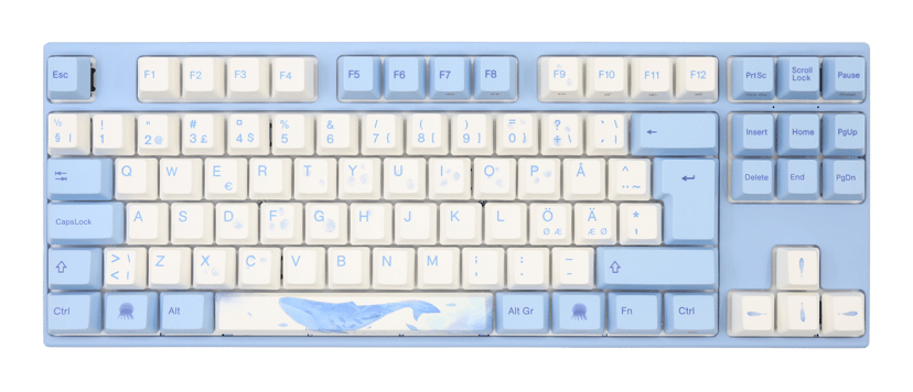 Varmilo Sea Melody V3 - TKL Johdollinen ja langaton Gateron G Pro 3.0 Red Pohjoismainen