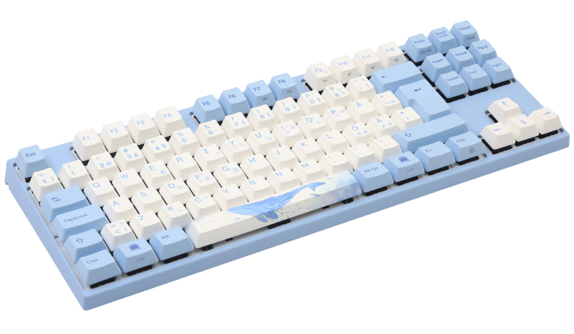 Varmilo Sea Melody V3 - TKL Johdollinen ja langaton Gateron G Pro 3.0 Red Pohjoismainen
