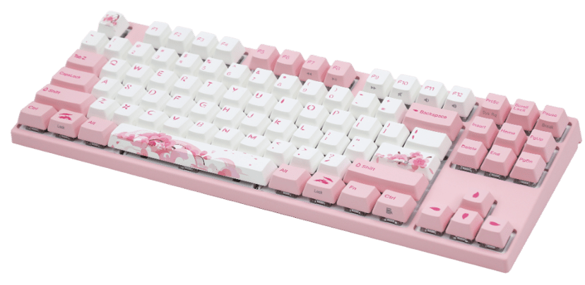 Varmilo Sakura V3 - TKL Ledning & Trådløs Gateron G Pro 3.0 Brown Nordisk