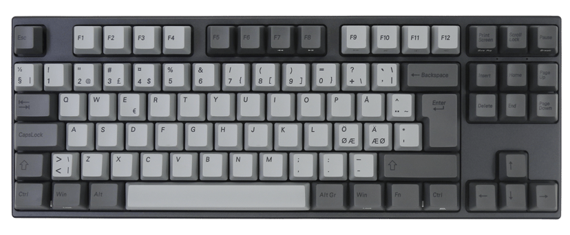 Varmilo Ink Rhyme V3 - TKL Trådbunden och trådlös Gateron G Pro 3.0 Brown Nordisk