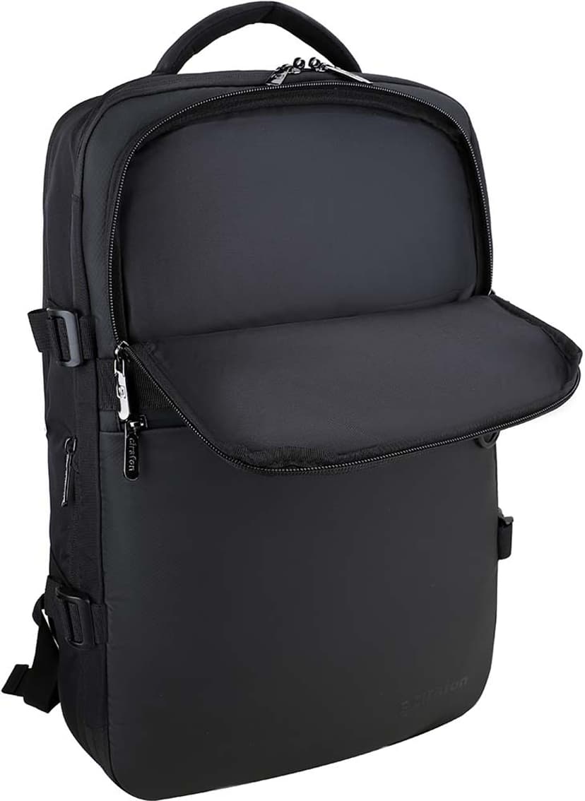 Cirafon Laptop Ryggsekk Weekend – Håndbagasje for Forretningsreiser 16" Nylon Sort