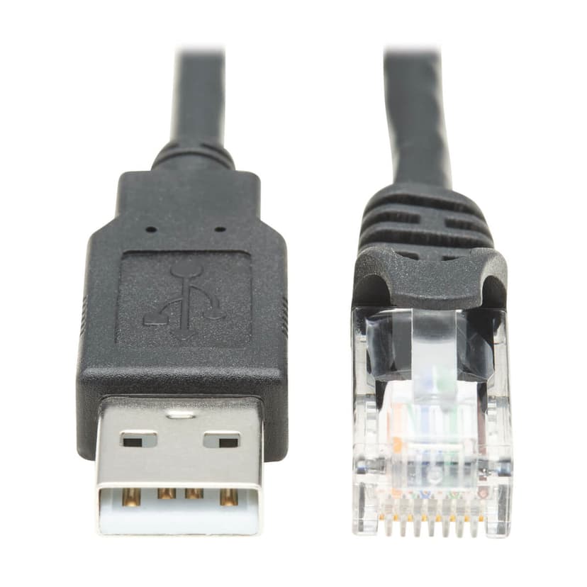 Eaton Cisco Compatible USB-A to RJ45 Rollover Console Cable 1.8M RJ-45 USB-A 2.0