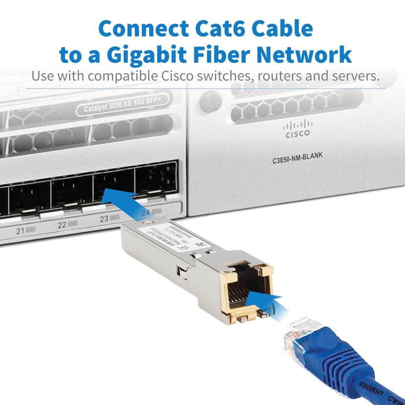 Eaton Cisco-Compatible GLC-TE SFP Transceiver