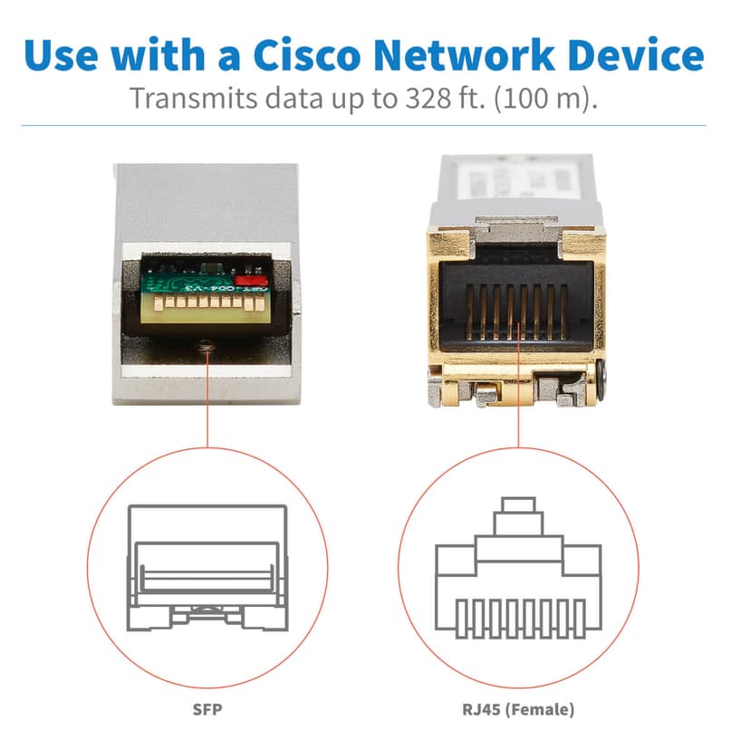 Eaton Cisco-Compatible GLC-TE SFP Transceiver