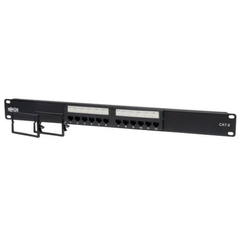 Eaton 12-Port 1U 19" Patch Panel Cat6 Sort 1U