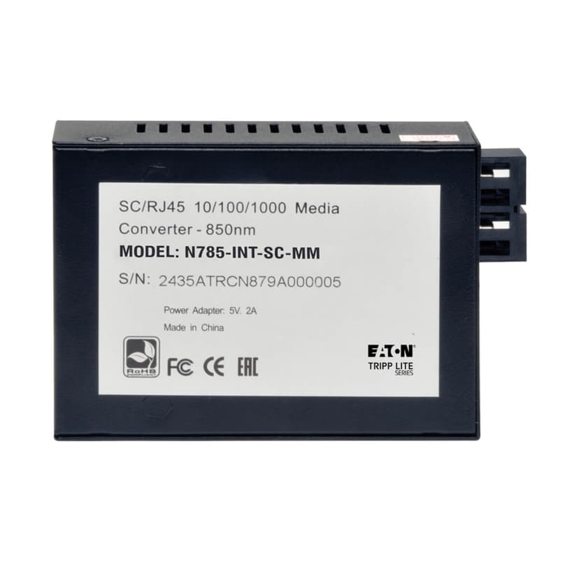 Eaton Gigabit SC Multimode Fiber to Ethernet Media Converter
