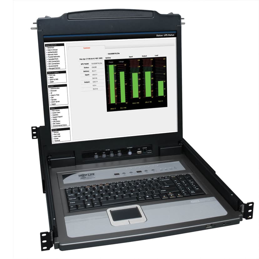 Eaton NetDirector 8-Port 1U 19" LCD Console/KVM
