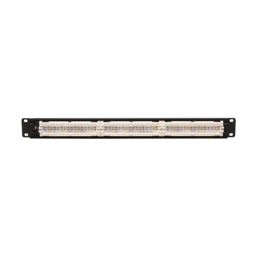 Eaton 24-Port 1U 19" Patch Panel Cat6 Svart Cat 6, Cat 6A, Cat 6e 1U