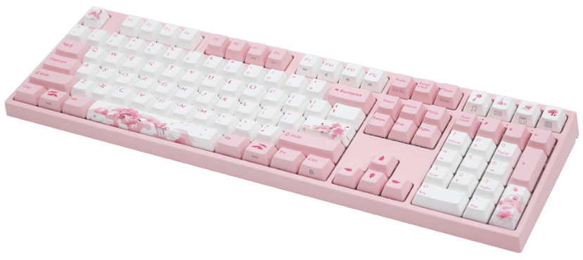 Varmilo Sakura V3 Trådbunden och trådlös Gateron G Pro 3.0 Red Nordisk