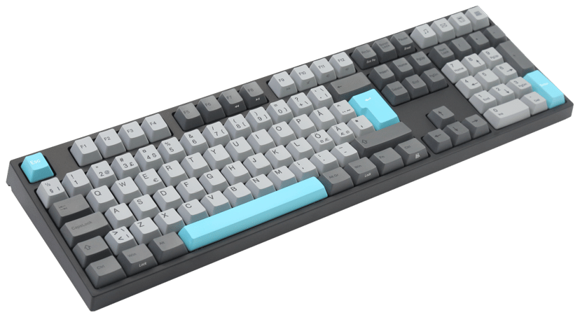 Varmilo Moonlight V3 Ledning & Trådløs Gateron G Pro 3.0 Red Nordisk