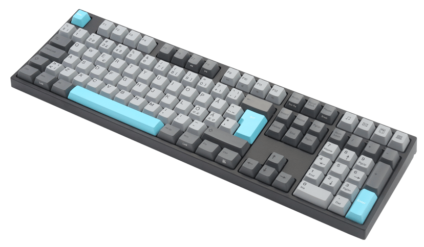 Varmilo Moonlight V3 Ledning & Trådløs Gateron G Pro 3.0 Red Nordisk