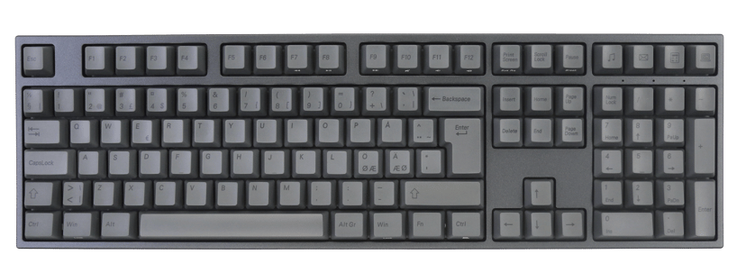 Varmilo Charcoal V3 Kablet og trådløst Gateron G Pro 3.0 Brown Nordisk