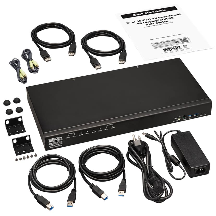 Eaton 8-Port DisplayPort/USB KVM Switch 4K 60Hz