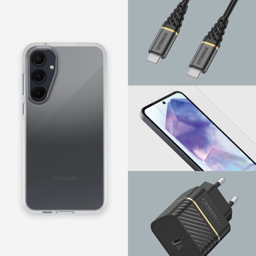 Otterbox React Series Samsung Galaxy A55 5G Transparent