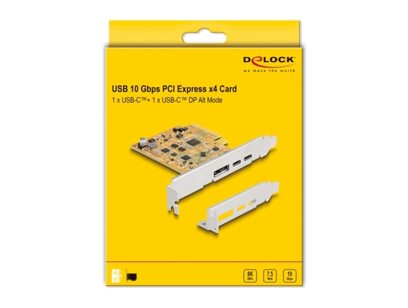 Delock 90161 nätverkskort/adapters Intern DisplayPort, USB Type-C