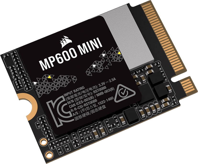 Corsair MP600 MINI 2 TB M.2 PCI Express 4.0 NVMe 3D TLC M.2 PCIe 4.0