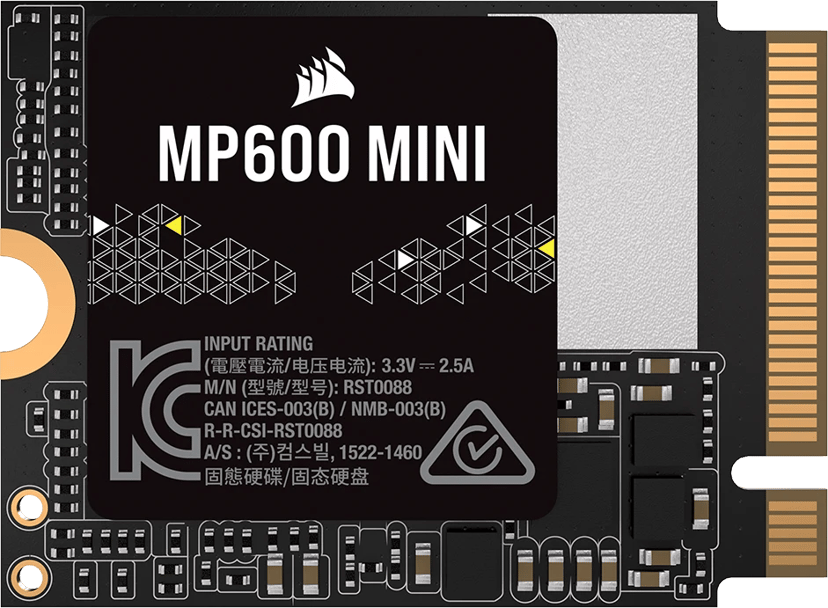 Corsair MP600 MINI 2 TB M.2 PCI Express 4.0 NVMe 3D TLC M.2 PCIe 4.0