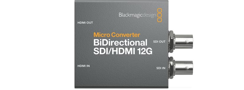 Blackmagic Design CONVBDC/SDI/HDMI12G videosignalomvandlare Aktiv videokonverterare