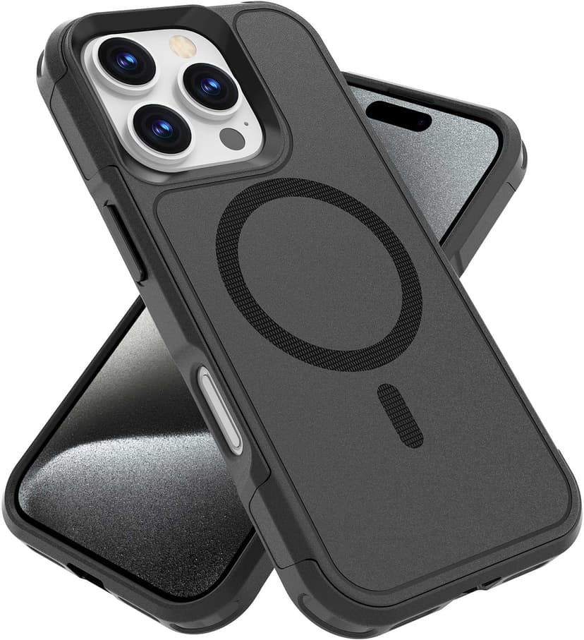 Cirafon Aegis Stöttåligt MagSafe Mobilskal (MIL-STD-810H) iPhone 16 Pro Svart