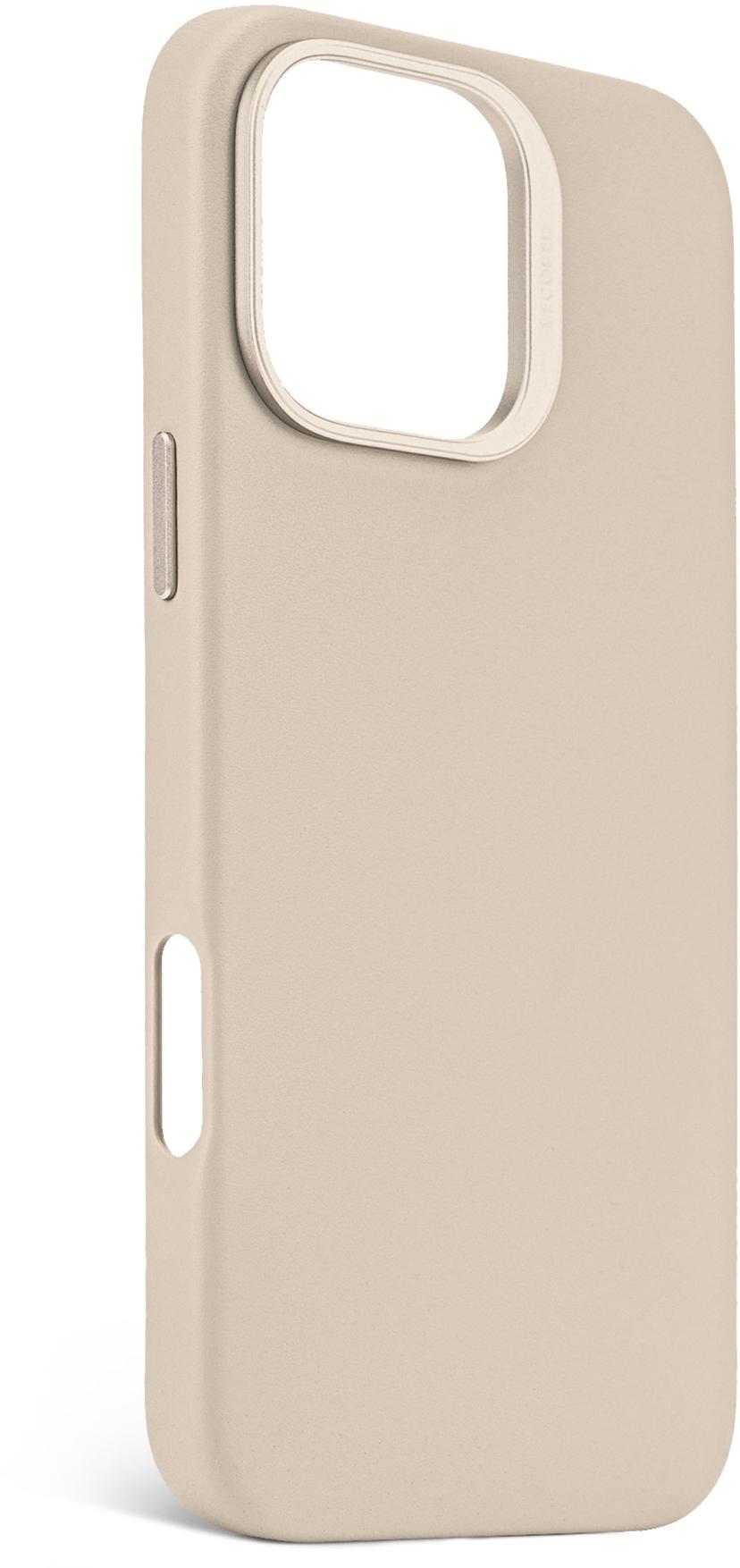 Decoded Leather Backcover iPhone 16 Pro Max Harmaa