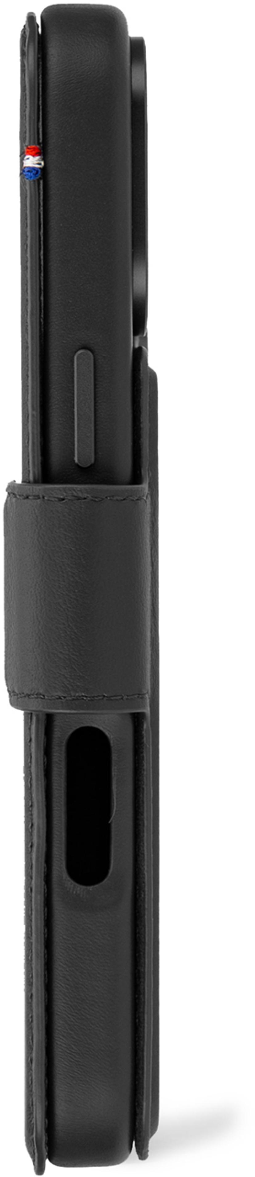 Decoded Leather Detachable Wallet iPhone 16 Svart