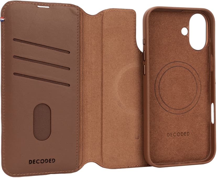 Decoded Leather Detachable Wallet iPhone 16 Rusketus