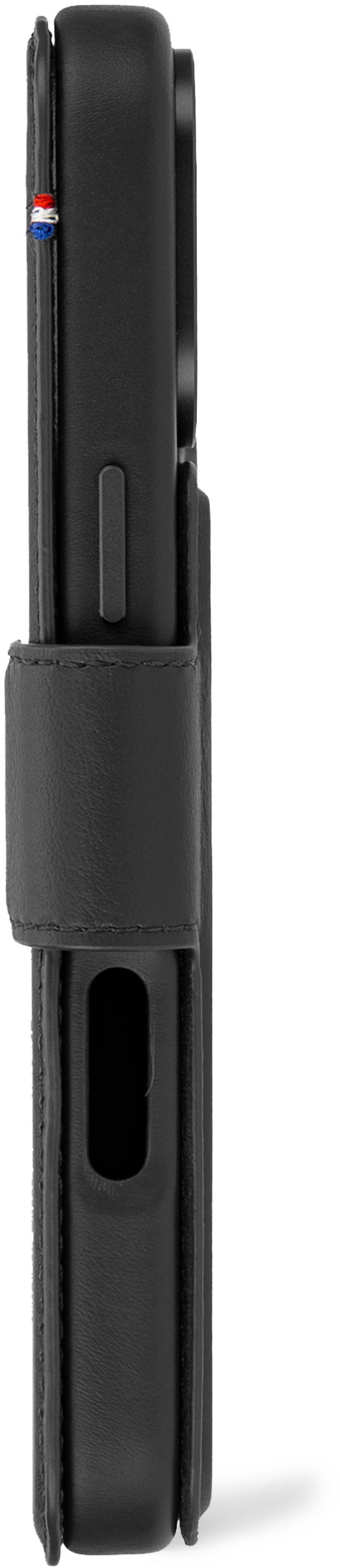 Decoded Leather Detachable Wallet iPhone 16 Pro Musta