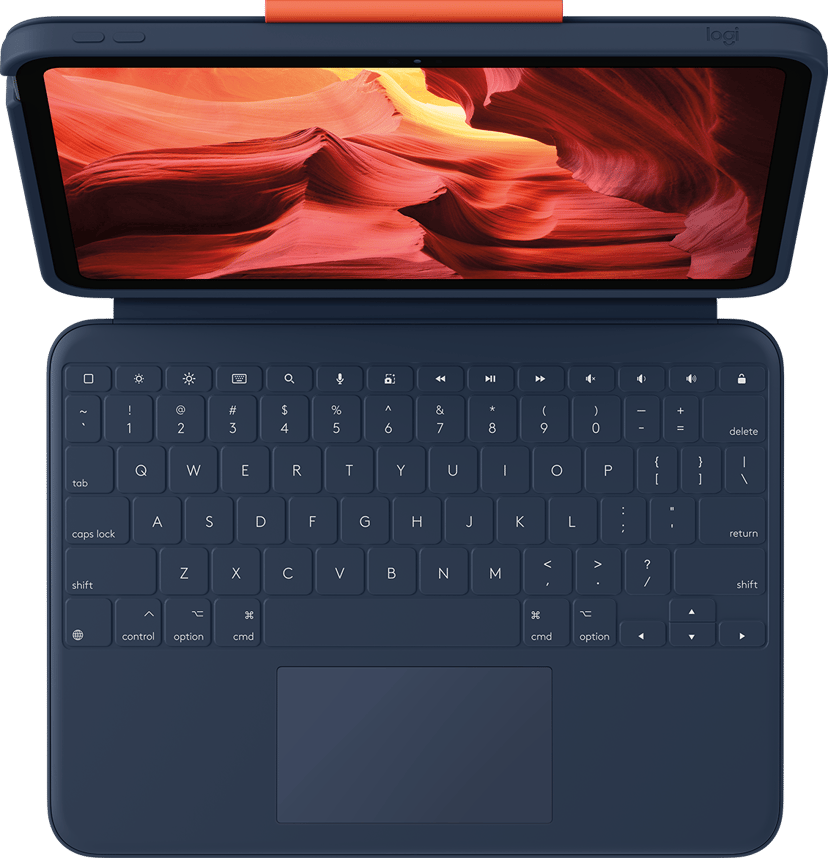 Logitech Rugged Combo 4 Touch iPad 10th gen, iPad 11th gen Pohjoismainen Sininen