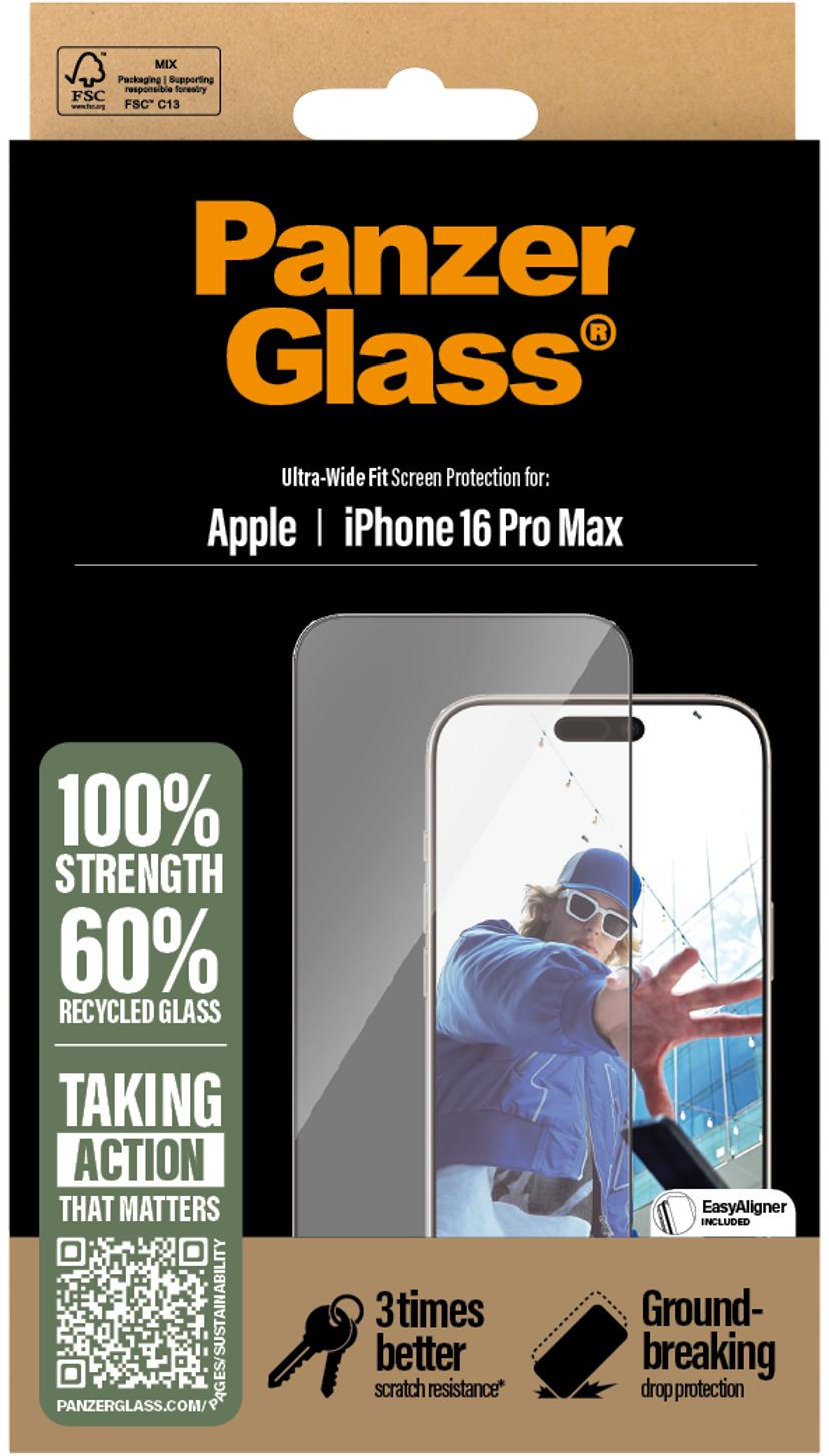 Panzerglass Ultra-Wide Fit skärmskydd iPhone 16 Pro Max