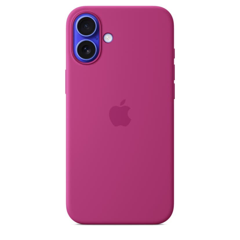 Apple Silicone Case Magsafe iPhone 16 Plus Fuksianpunainen