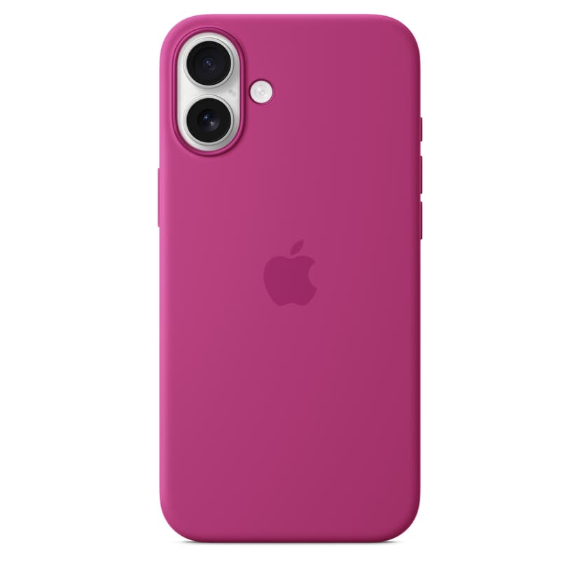 Apple Silicone Case Magsafe iPhone 16 Plus Fuksianpunainen