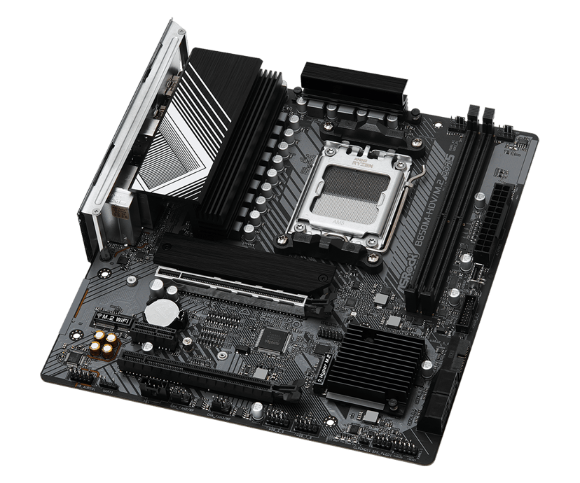 ASRock B650m-hdv Socket AM5 micro ATX Moderkort