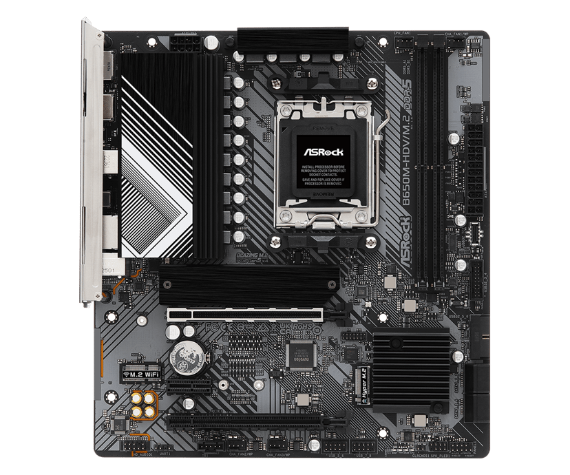 ASRock B650m-hdv Socket AM5 micro ATX Moderkort