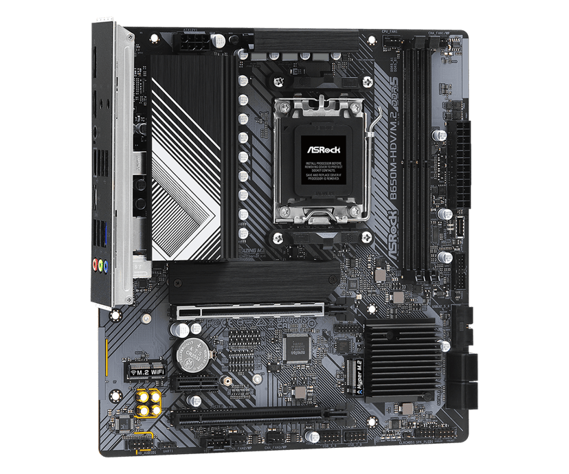 ASRock B650m-hdv Socket AM5 micro ATX Moderkort
